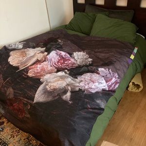 New Order Power Corruption Lies Album Cover Shower Curtain Dark Floral Unique